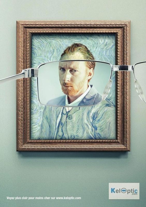 Van Gogh continúa inspirando los carteles publicitarios.
