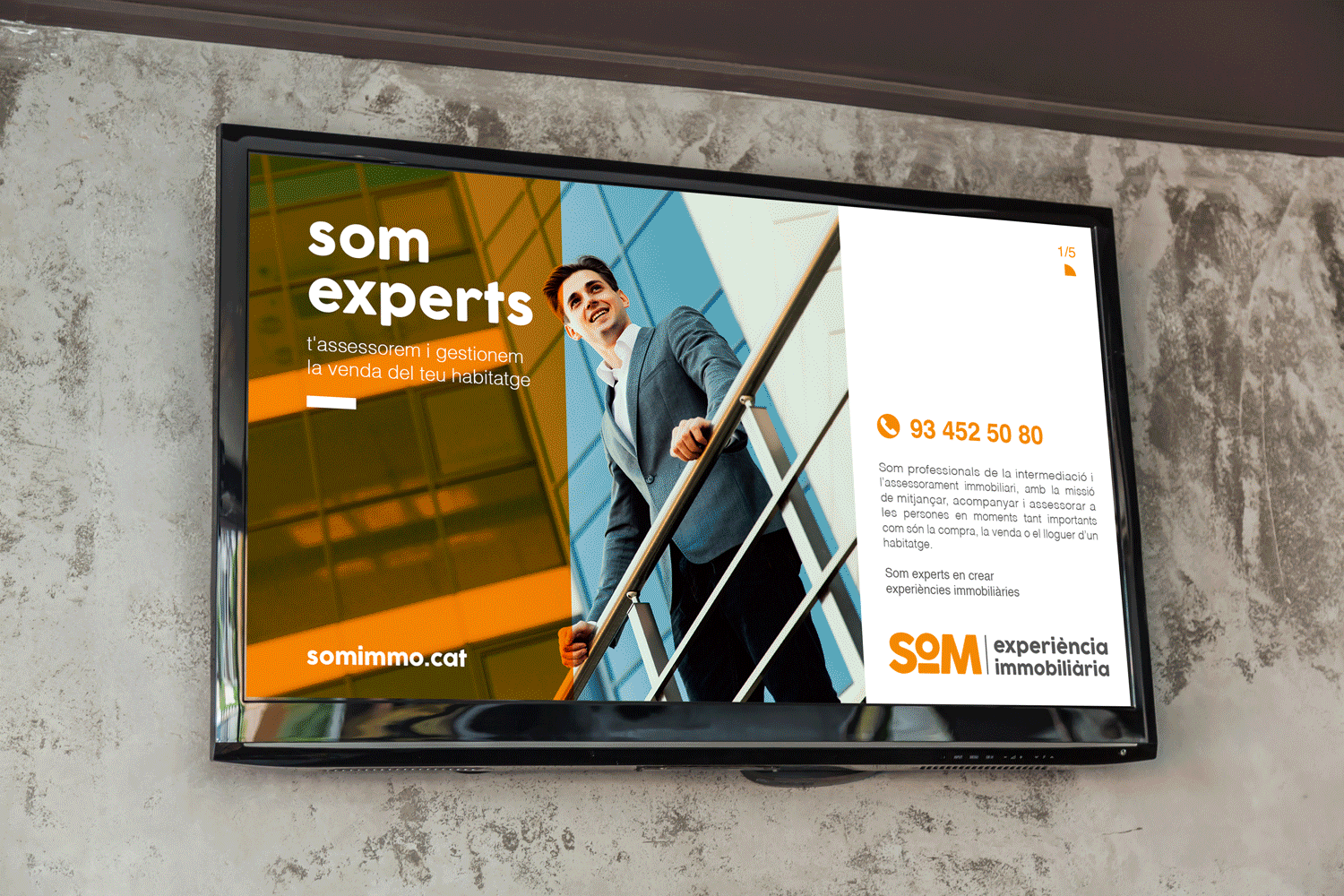 aplicación televisión para inmobiliaria