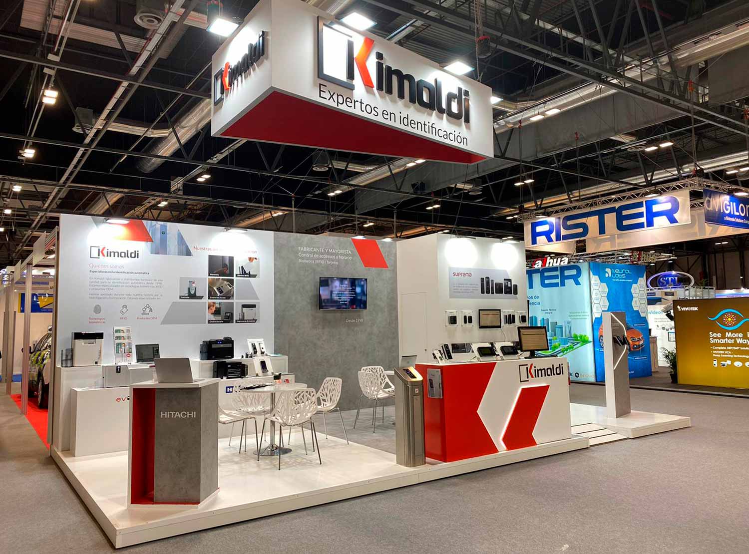 Diseño de stand minimalista