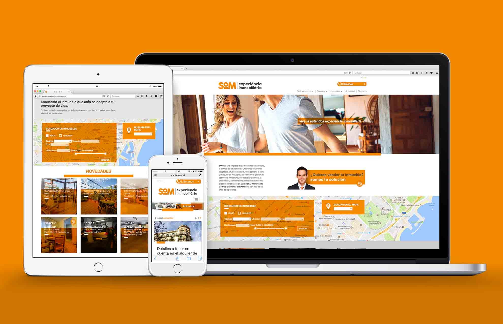web para inmobiliaria