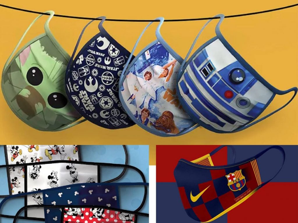 Diseño de mascarilla corporativas en barcelona