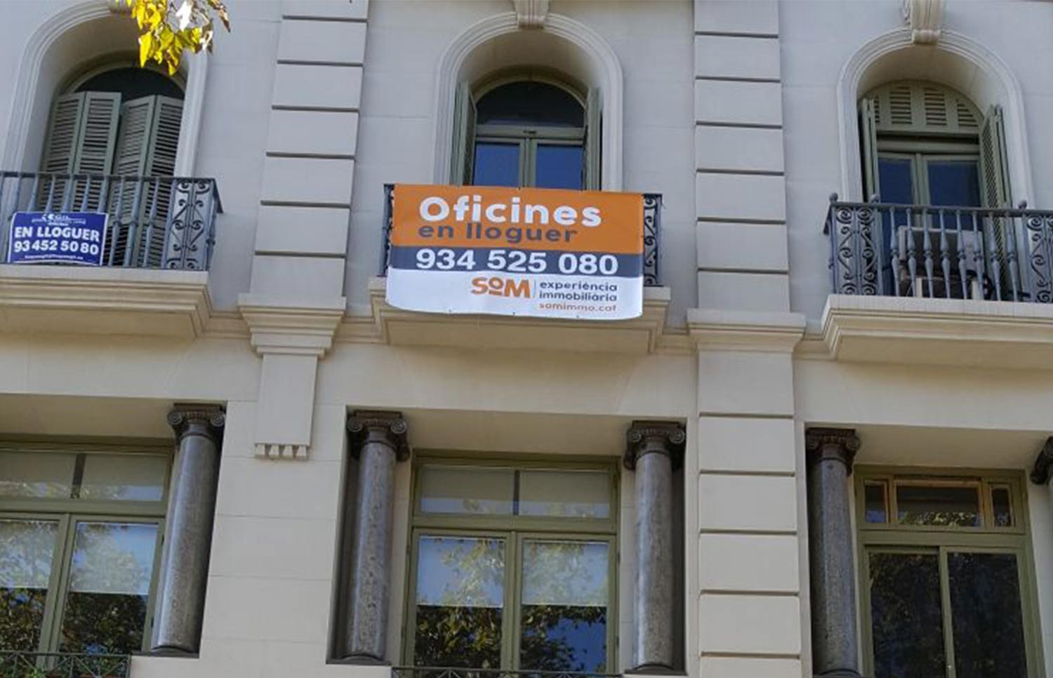 Diseño de lonas para inmobiliaria