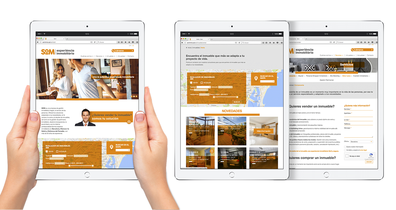 creación web para inmobiliaria